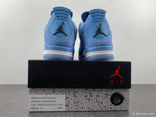 Jordan UNC HO12MNJDLS247 4 Retro (PE) 0720